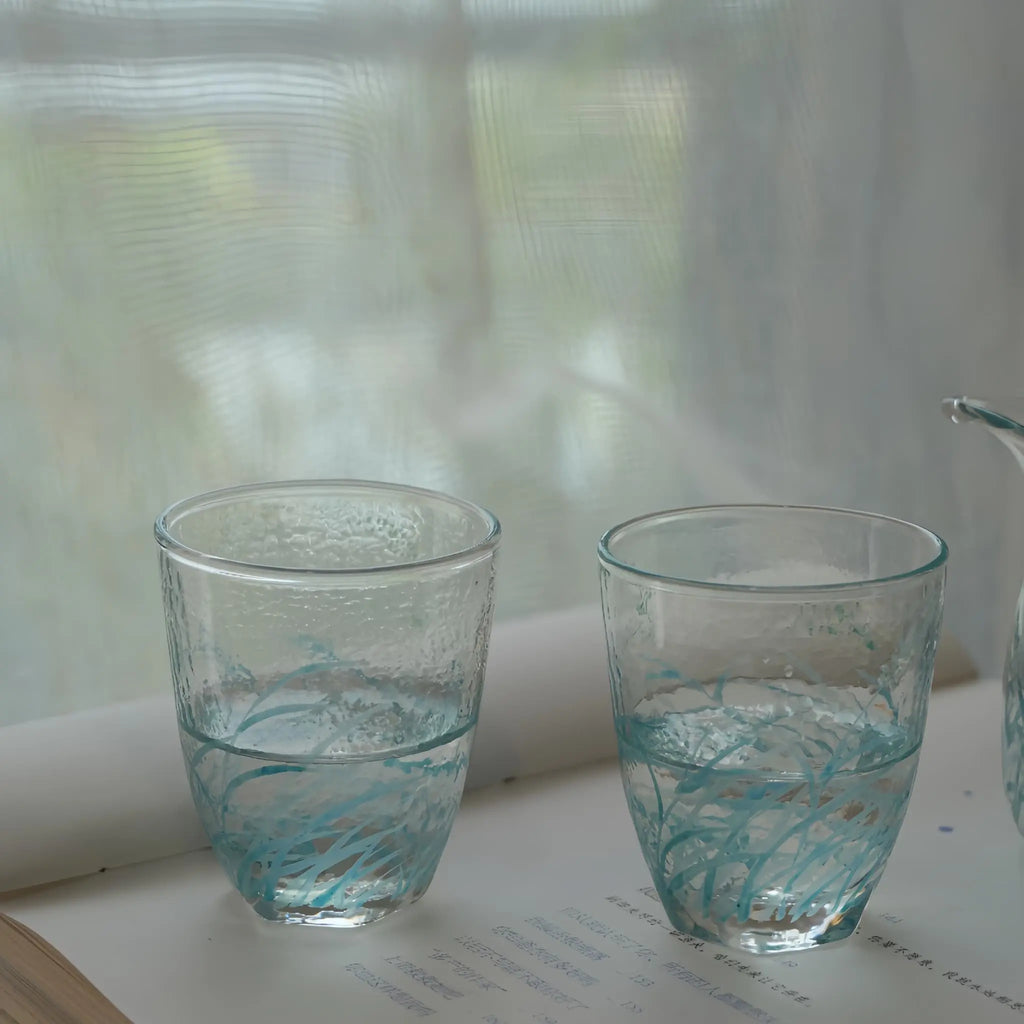 Wild Grass Glass Tea Set by ShiYu ShiYu