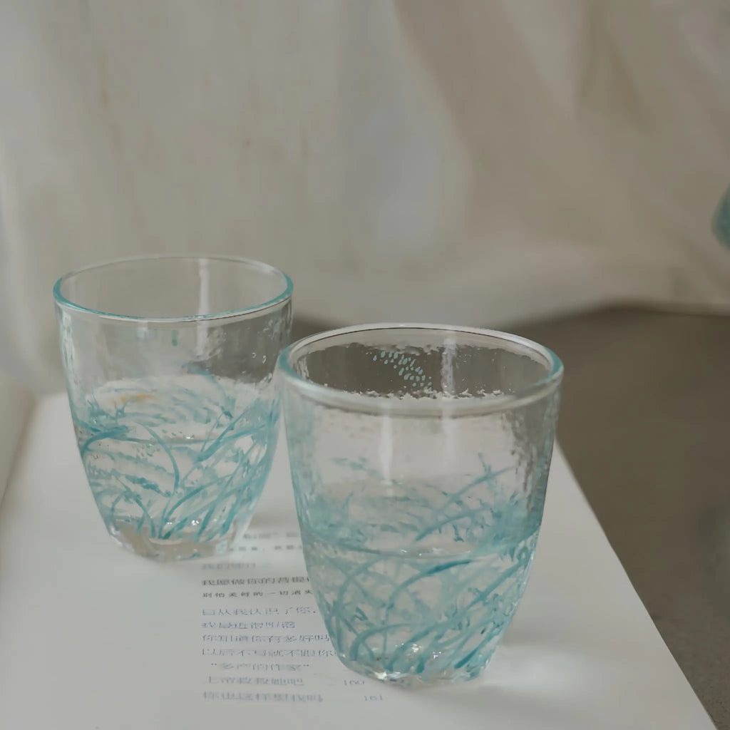 Wild Grass Glass Tea Set by ShiYu ShiYu