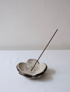 Rustic Stoneware Handmade Tumbler & Incense Holder -Summer Flower Rain Xin Feng Wang
