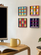 Urban Kaleidoscope Series I Fiber Art Good Monica