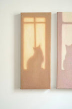 Textural Light Oil Painting Series – Cats by the Window Set III Nian San