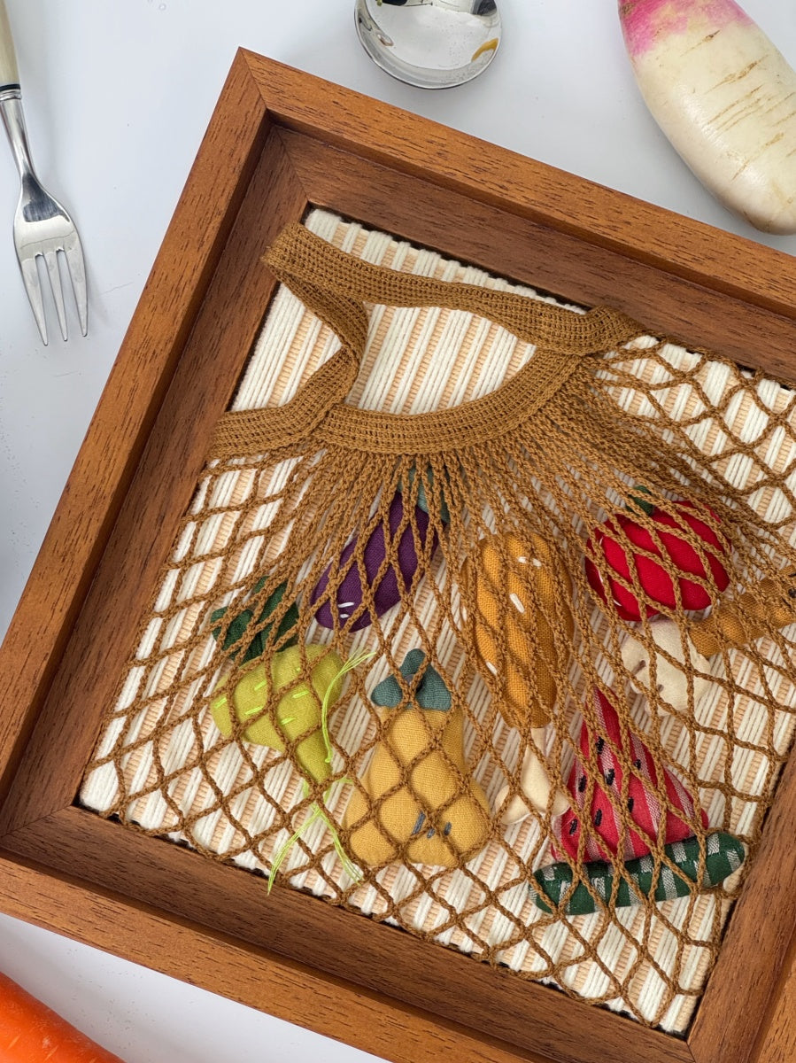 Kitchen Mischief Fiber Art Good Monica