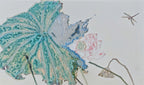 High-Temperature Glaze Ceramic Painting –Summer Lotus Reverie(Original 1/1) Xianyue Lee