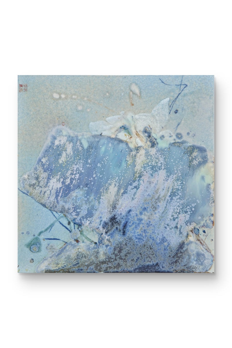 High-Temperature Glaze Ceramic Painting –Ethereal Lotus (Original 1/1) Xianyue Lee
