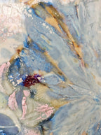 High-Temperature Glaze Ceramic Painting –Lotus in the Breeze II (Original 1/1) Xianyue Lee