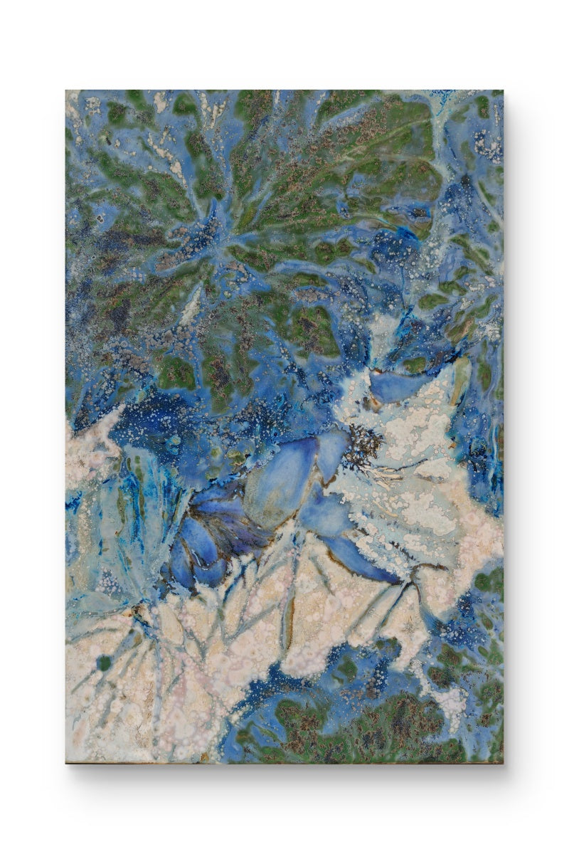 High-Temperature Glaze Ceramic Painting –Lotus in the Breeze I (Original 1/1) Xianyue Lee