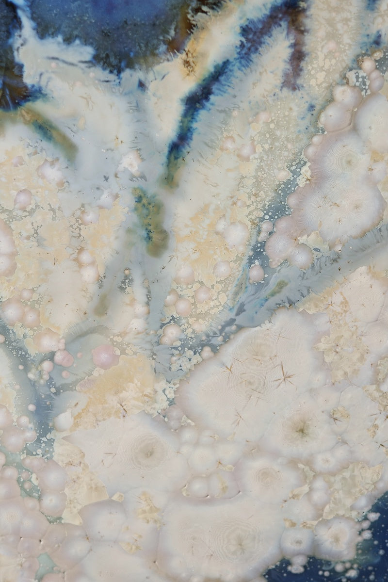 High-Temperature Glaze Ceramic Painting –Lotus in the Breeze I (Original 1/1) Xianyue Lee