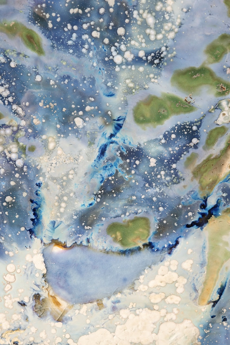 High-Temperature Glaze Ceramic Painting –Lotus in the Breeze I (Original 1/1) Xianyue Lee