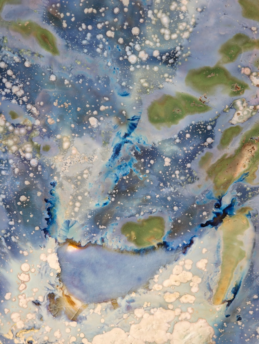 High-Temperature Glaze Ceramic Painting –Lotus in the Breeze I (Original 1/1) Xianyue Lee