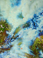 High-Temperature Glaze Ceramic Painting –Hidden Lotus (Original 1/1) Xianyue Lee