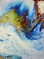 High-Temperature Glaze Ceramic Painting –Hidden Lotus (Original 1/1) Xianyue Lee