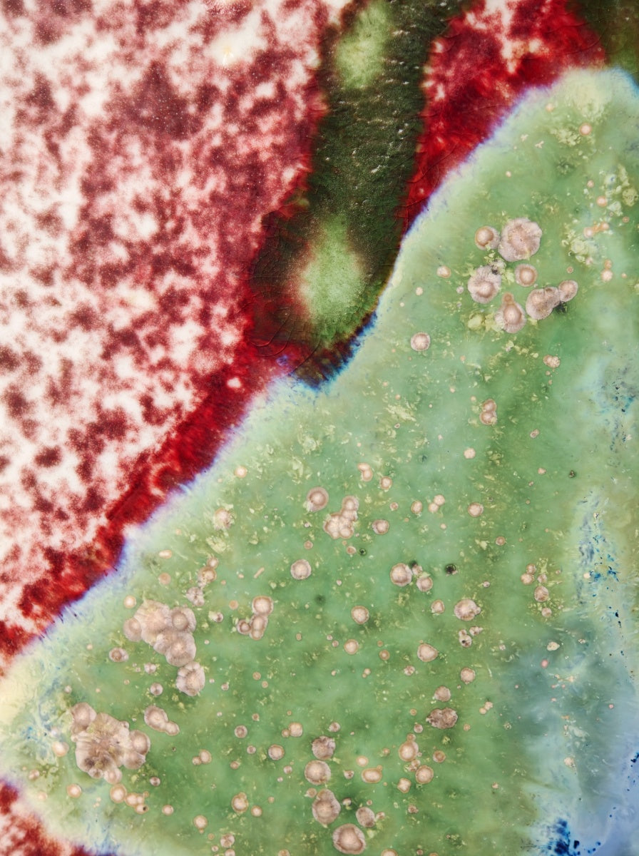 High-Temperature Glaze Ceramic Painting –Hidden Lotus (Original 1/1) Xianyue Lee