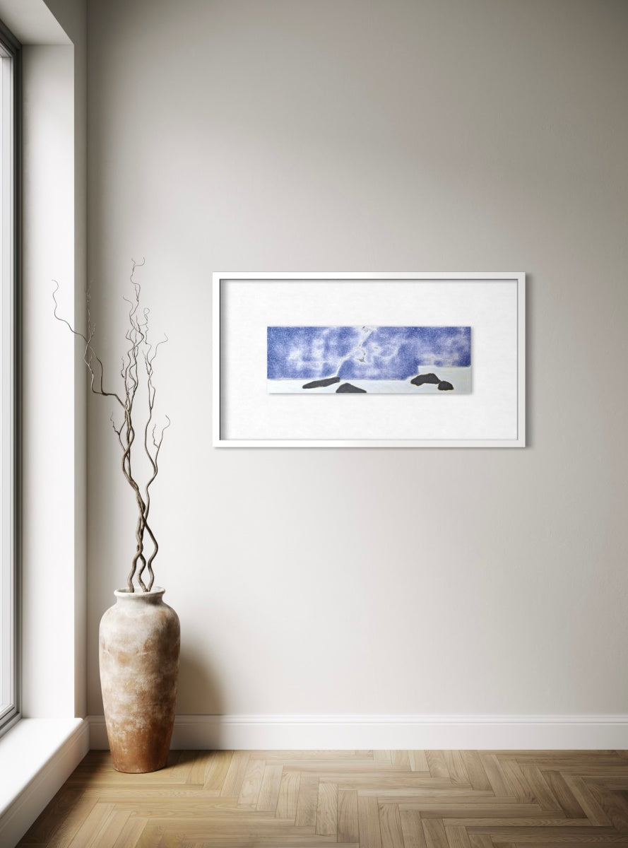 High-Temperature Glaze Ceramic Painting –Ravine Composition (Original 1/1) Xianyue Lee
