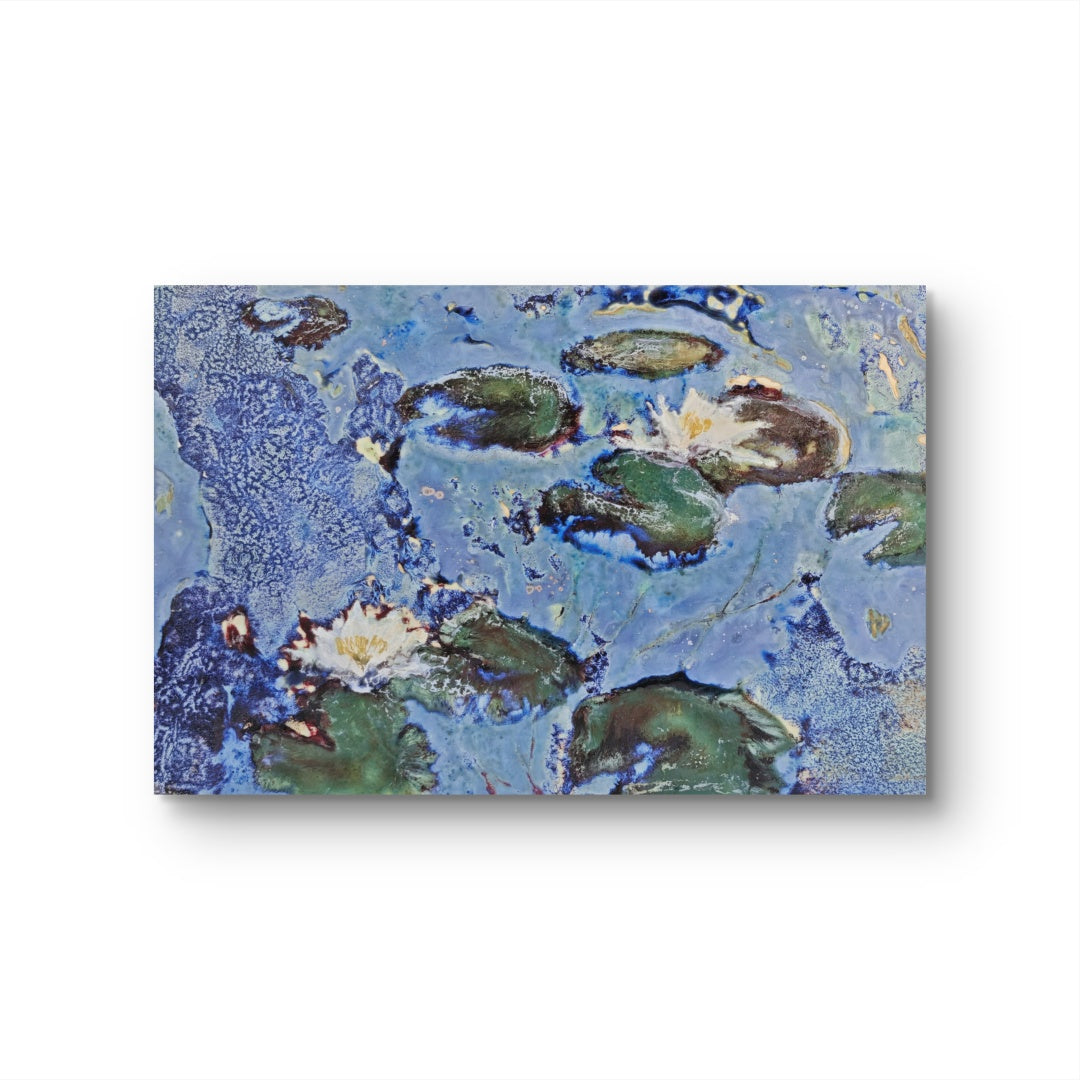 High-Temperature Glaze Ceramic Painting –Water Lily V (Original 1/1) Xianyue Lee