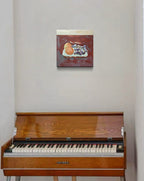 High-Temperature Glaze Ceramic Painting –A Peach-Flavored Summer (Original 1/1) Xianyue Lee