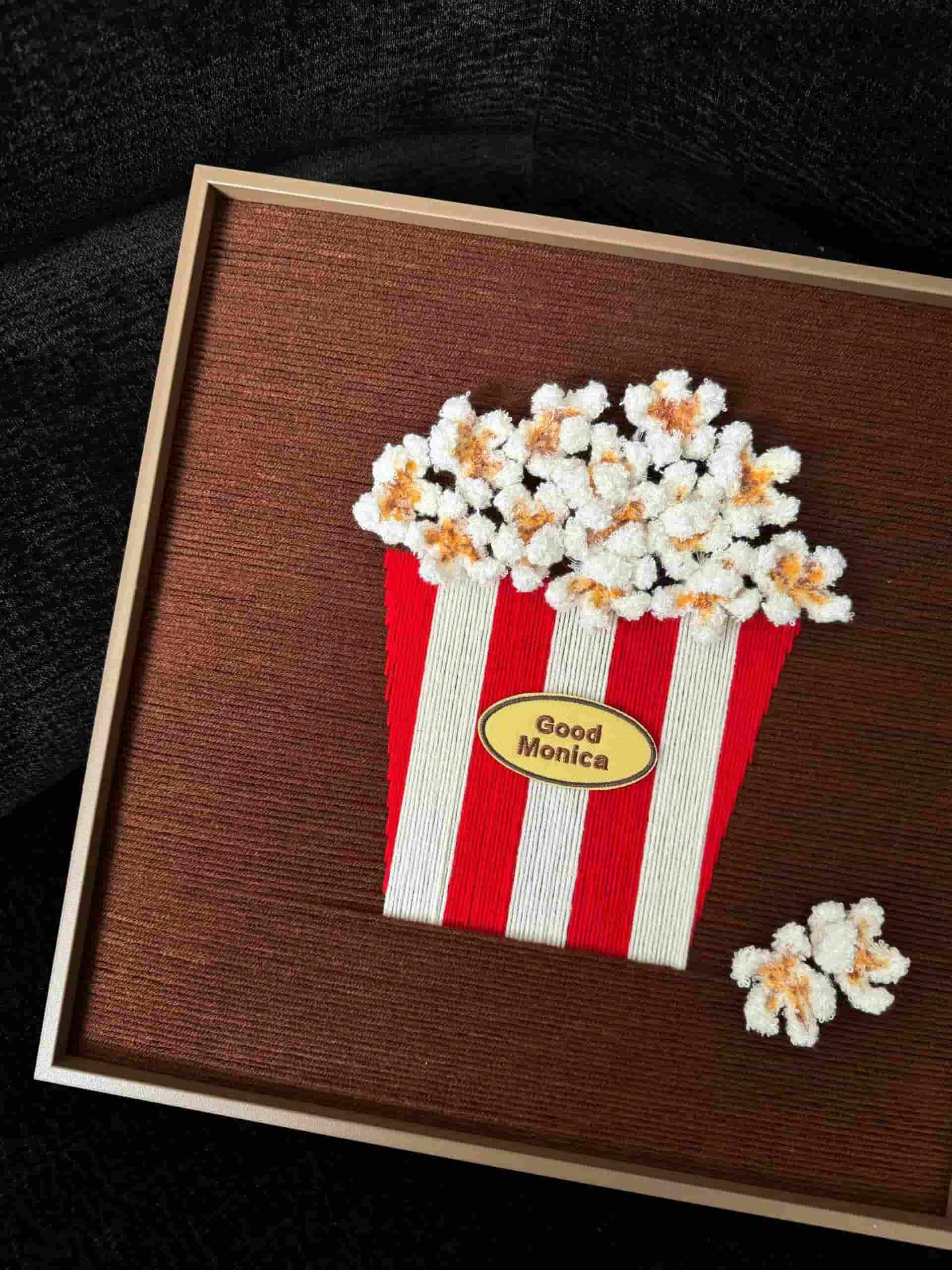 Popcorn Dreams Fiber Art Good Monica