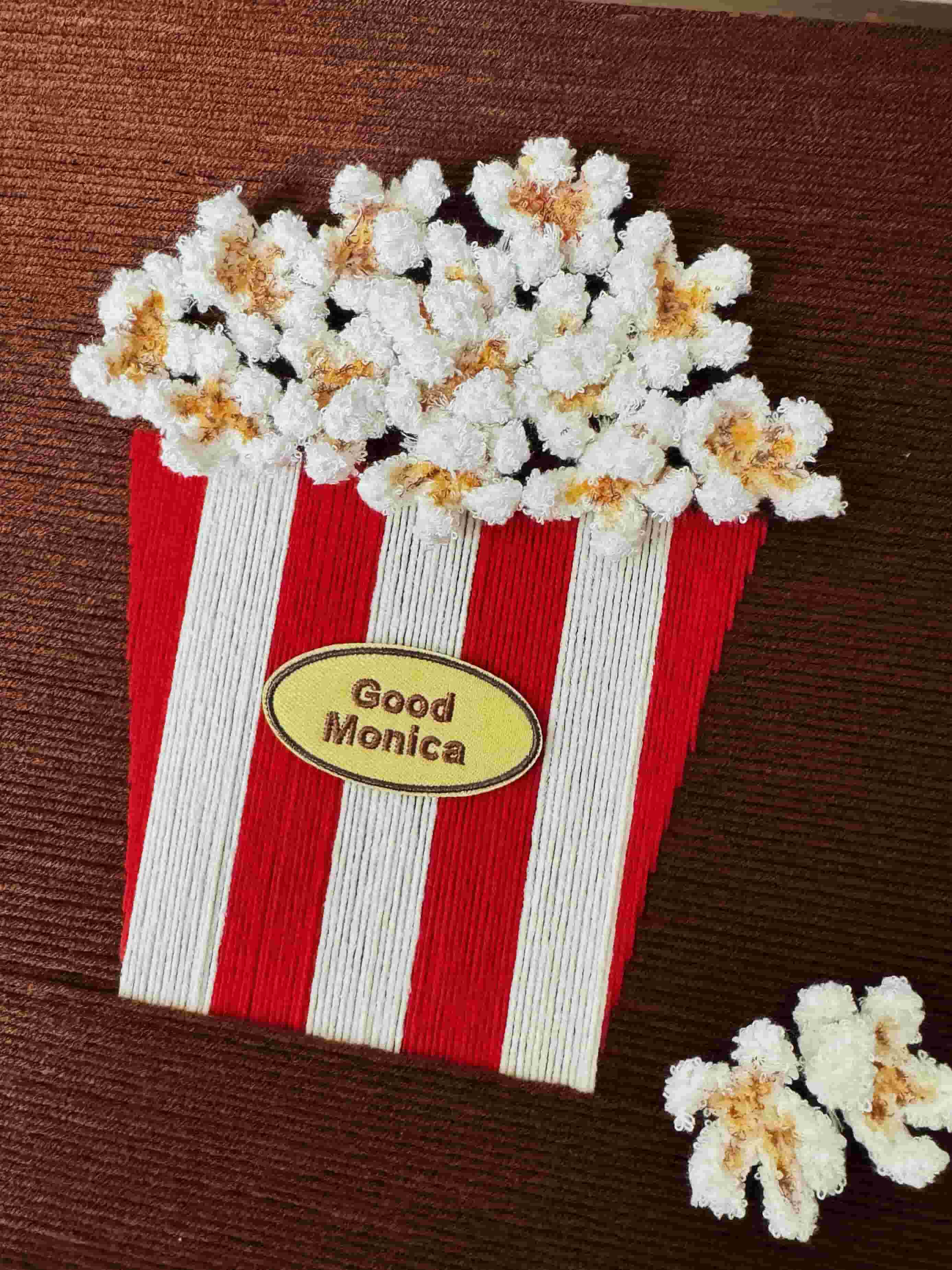 Popcorn Dreams Fiber Art Good Monica