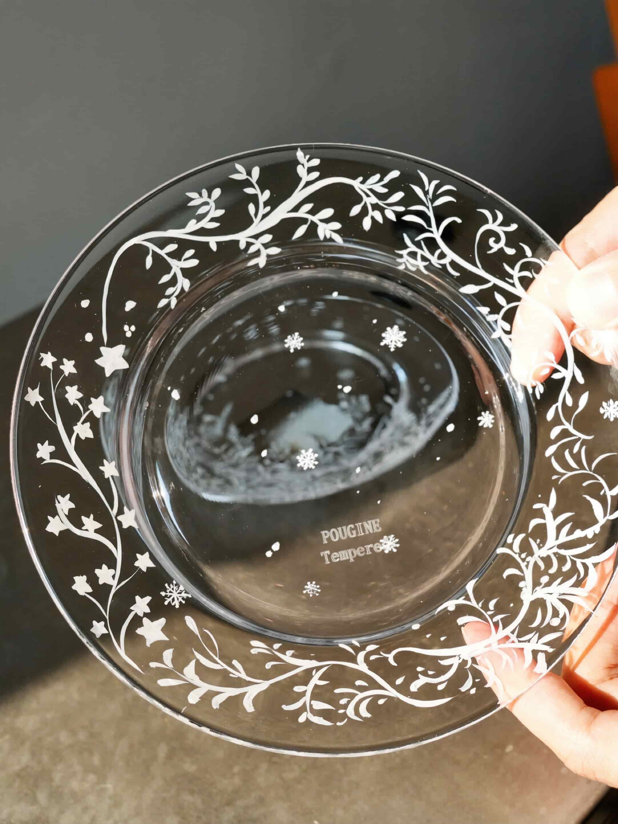 Snow White Dream Glass Plate Set Shi Yu