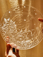 Snow White Dream Glass Plate Set Shi Yu