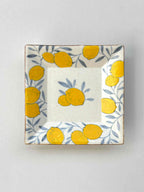 Quiet Garden Hand-Painted Square Ceramic Plates Chi Su