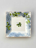 Quiet Garden Hand-Painted Square Ceramic Plates Chi Su