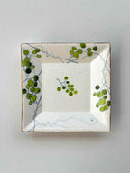 Quiet Garden Hand-Painted Square Ceramic Plates Chi Su