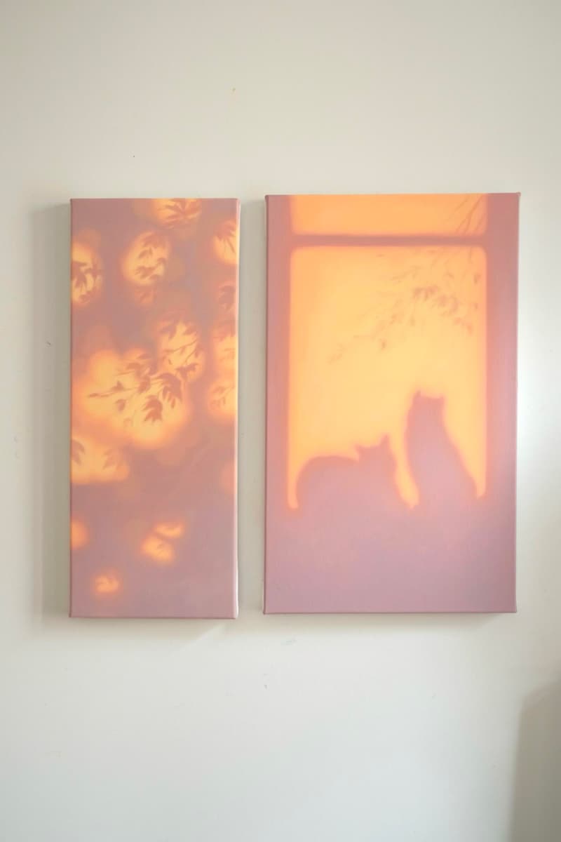 Texture & Light Oil Painting Series – Cats & Blossoms Nian San