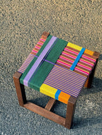 The "Central Perk" Trio: Hand-Woven Stools Good Monica
