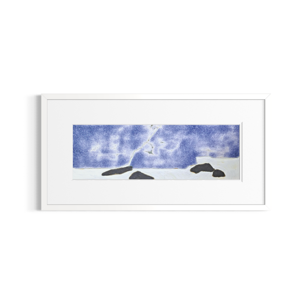 High-Temperature Glaze Ceramic Painting –Ravine Composition (Original 1/1) Xianyue Lee