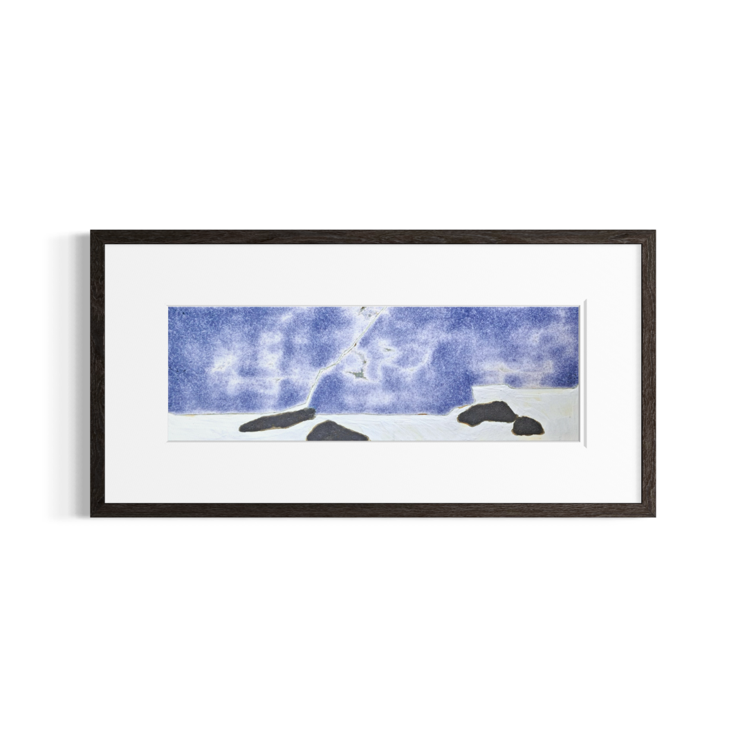 High-Temperature Glaze Ceramic Painting –Ravine Composition (Original 1/1) Xianyue Lee