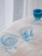 Blue Sea Legend Glass Tea Set Shi Yu