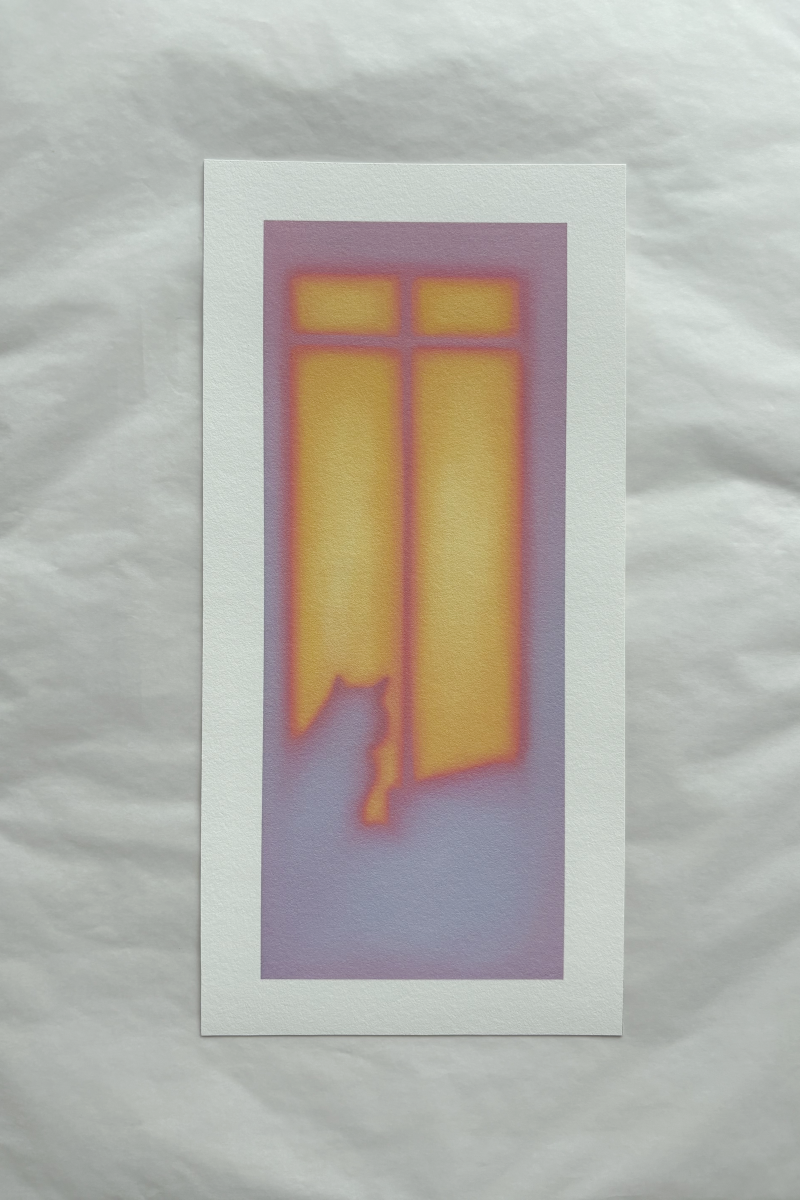 Sunset Window Wall Art – Waiting for Me to Come Home (Fine Art Print) Nian San