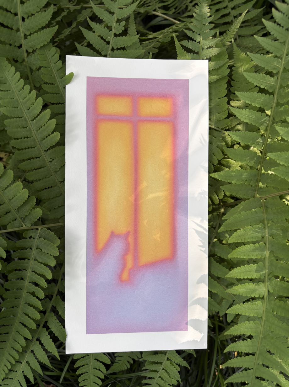 Sunset Window Wall Art – Waiting for Me to Come Home (Fine Art Print) Nian San