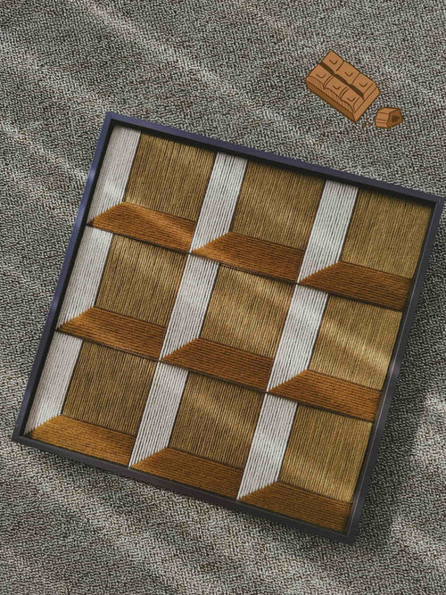 A Bar of Chocolate Fiber Art Good Monica