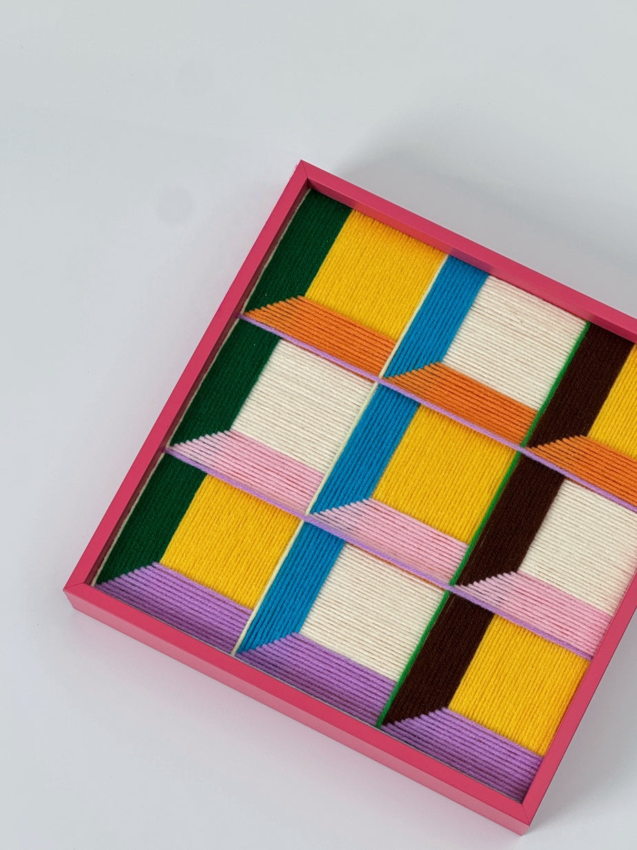 Urban Kaleidoscope Series I Fiber Art Good Monica