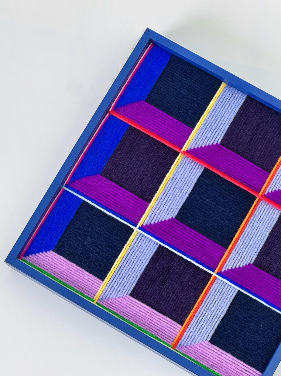 Urban Kaleidoscope Series I Fiber Art Good Monica