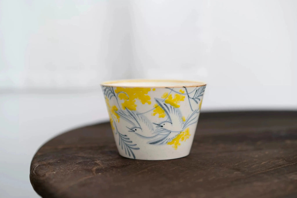 Mimosa & Warbler Choko Cup By ChiSu ChiSu