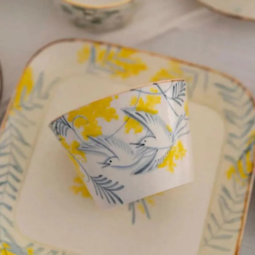 Mimosa & Warbler Choko Cup By ChiSu ChiSu