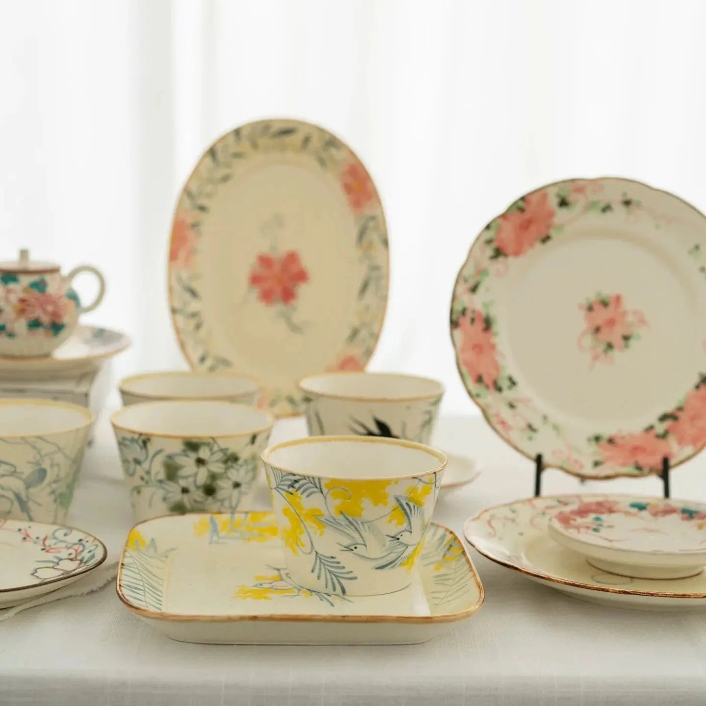 Mimosa & Warbler Choko Cup By ChiSu ChiSu