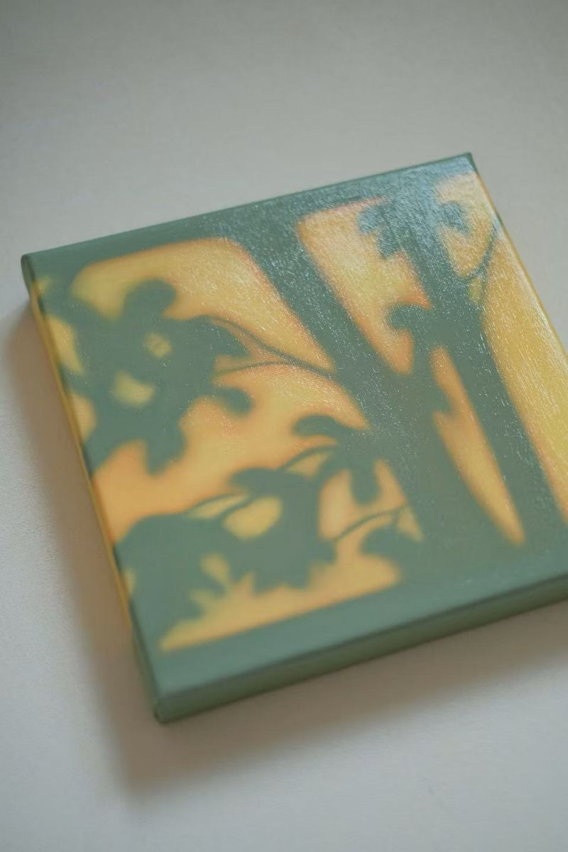Texture & Light Oil Painting Series –A Stroll Through Green (Original 1/1) Nian San