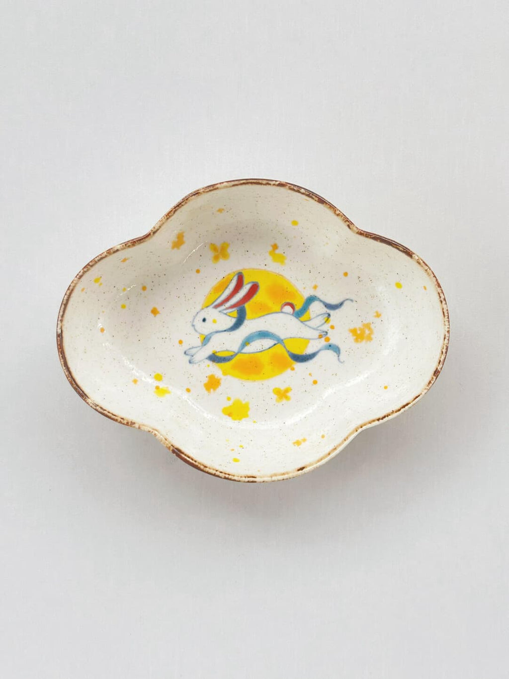 Moon Rabbit Hand-Painted Ceramic Tableware Collection Chi Su