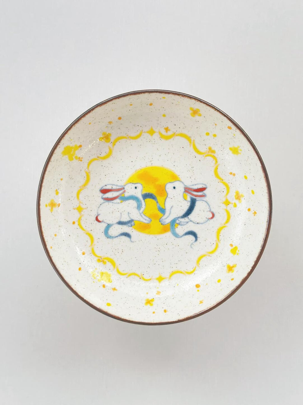 Moon Rabbit Hand-Painted Ceramic Tableware Collection Chi Su