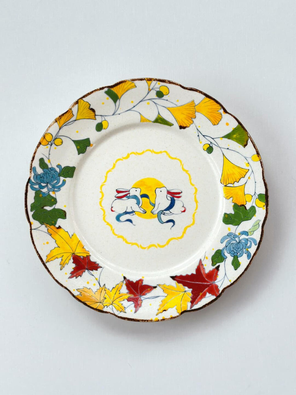 Moon Rabbit Hand-Painted Ceramic Tableware Collection Chi Su