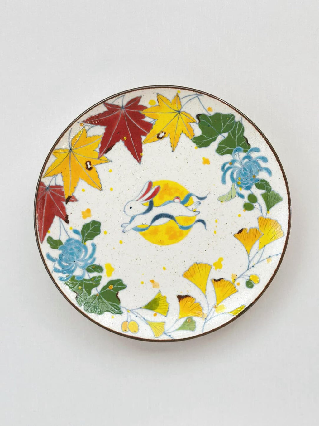 Moon Rabbit Hand-Painted Ceramic Tableware Collection Chi Su