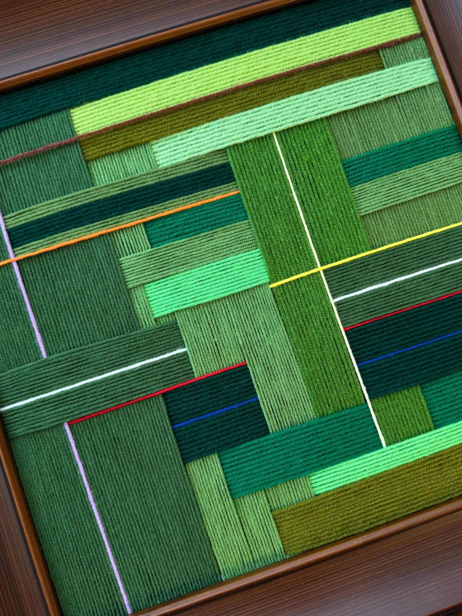 Moss After Rain Fiber Art By Good Monica Good Monica