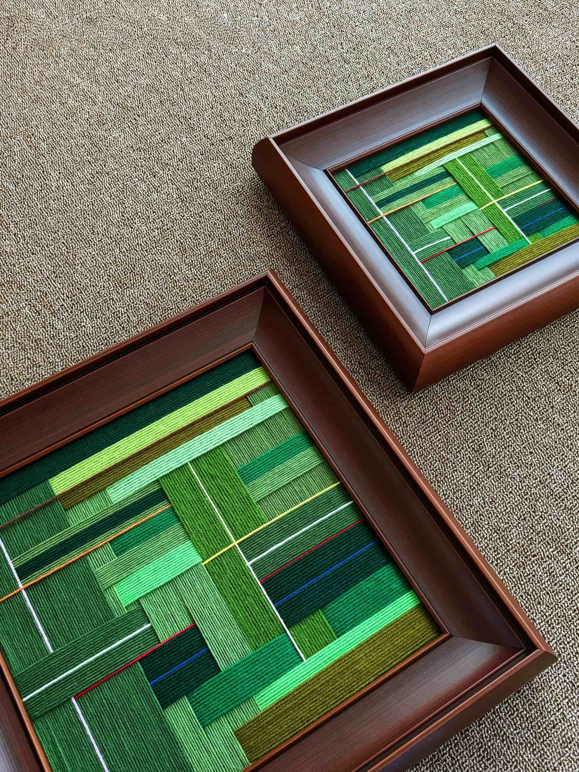 Moss After Rain Fiber Art By Good Monica Good Monica