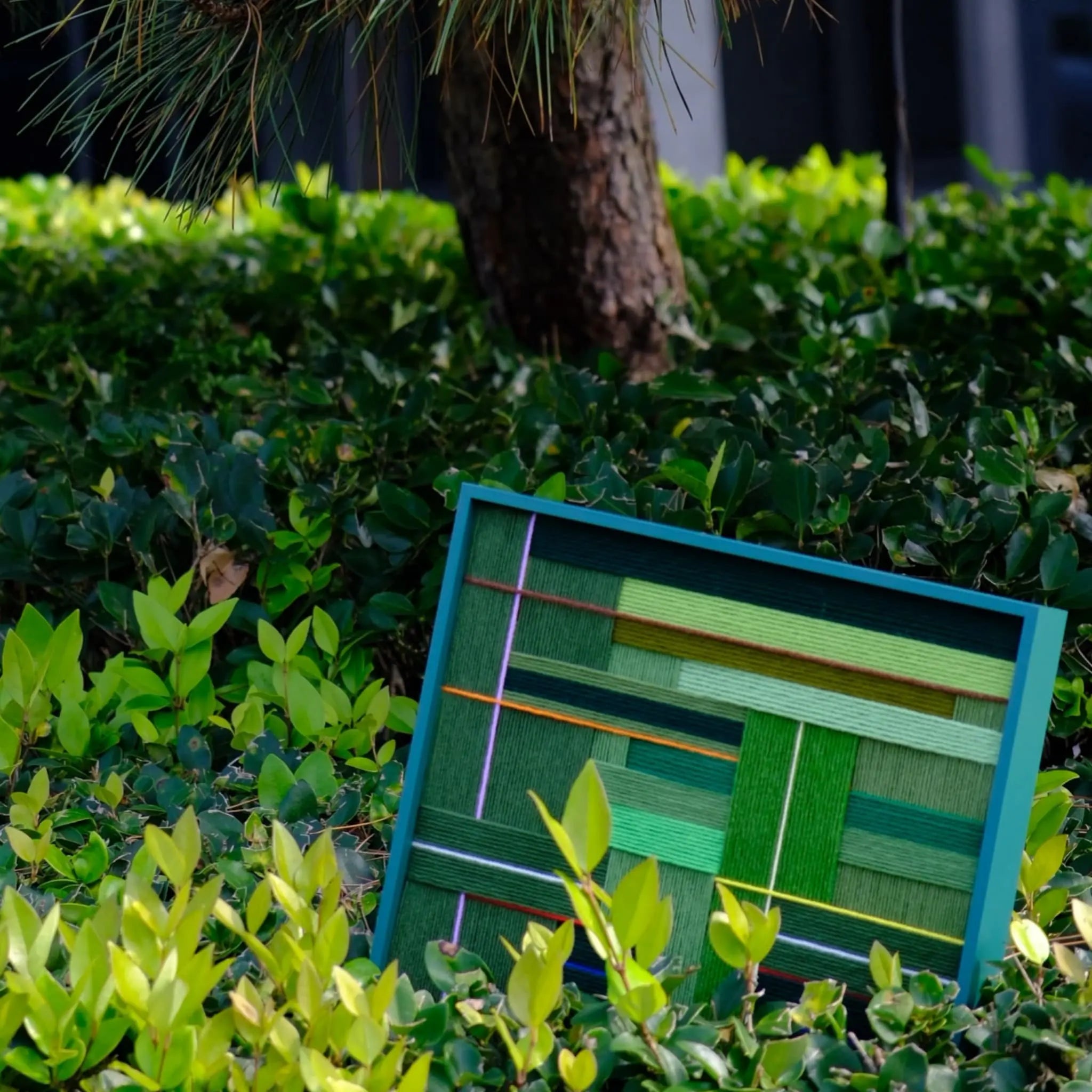 Moss After Rain Fiber Art By Good Monica Good Monica