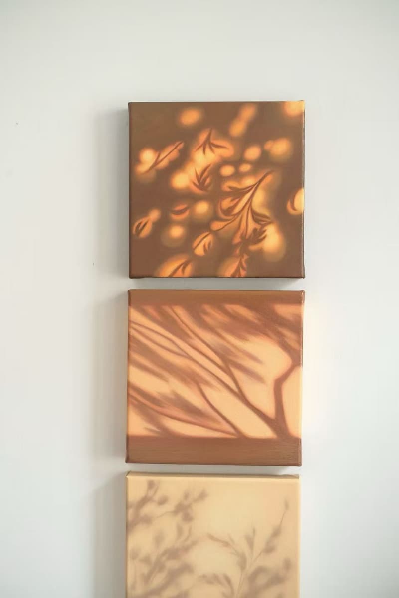 Texture & Light Oil Painting Series –Three-Line Poem II (Original 1/1) Nian San