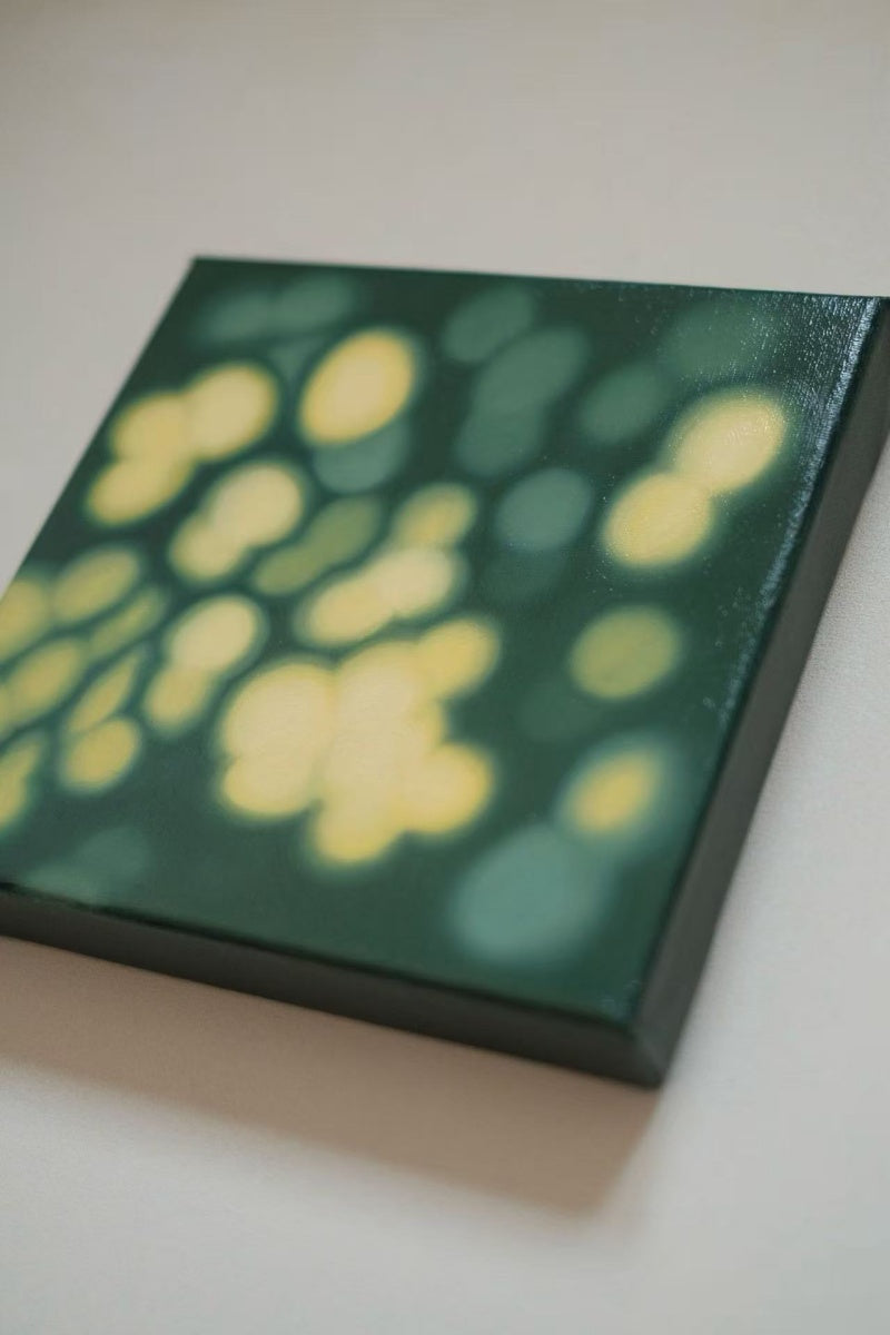 Texture & Light Oil Painting Series –A Stroll Through Green (Original 1/1) Nian San