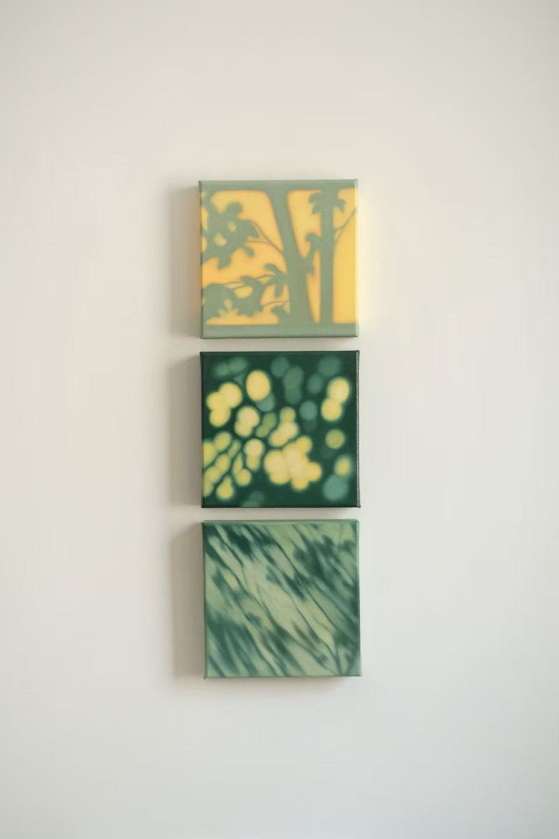 Texture & Light Oil Painting Series –A Stroll Through Green (Original 1/1) Nian San